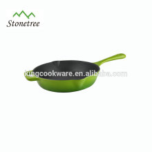 Non-Stick Yellow Enamel Square Frying Pan